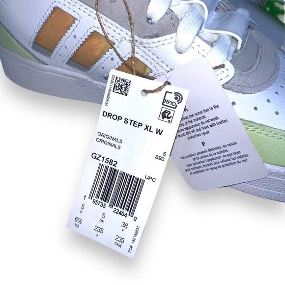 Adidas Drop Step XL 'White Almost Lime' GZ1582 Women's 6.5 - Picture 12 of 12